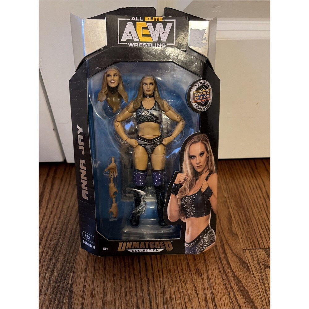 ANNA JAY SIGNED AUTOGRAPHED AEW UNMATCHED SERIES 3 ACTION FIGURE RARE!